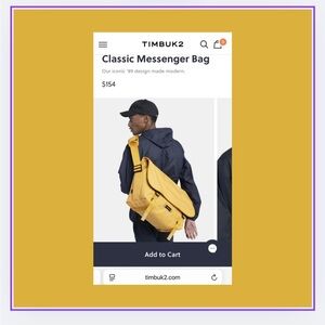 Timbuk2 Yellow Messenger Bag Durable and Stylish